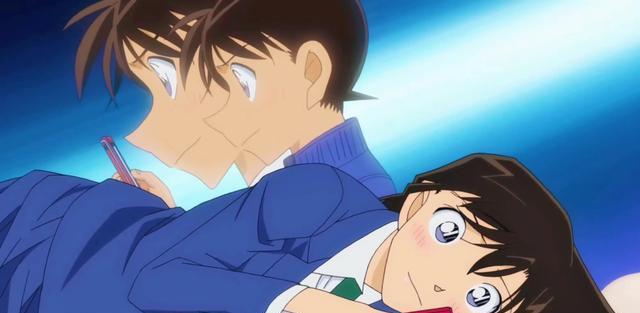 名侦探柯南|名侦探柯南:红色的修学旅行篇放送三周年,回顾新兰CP的高甜场面