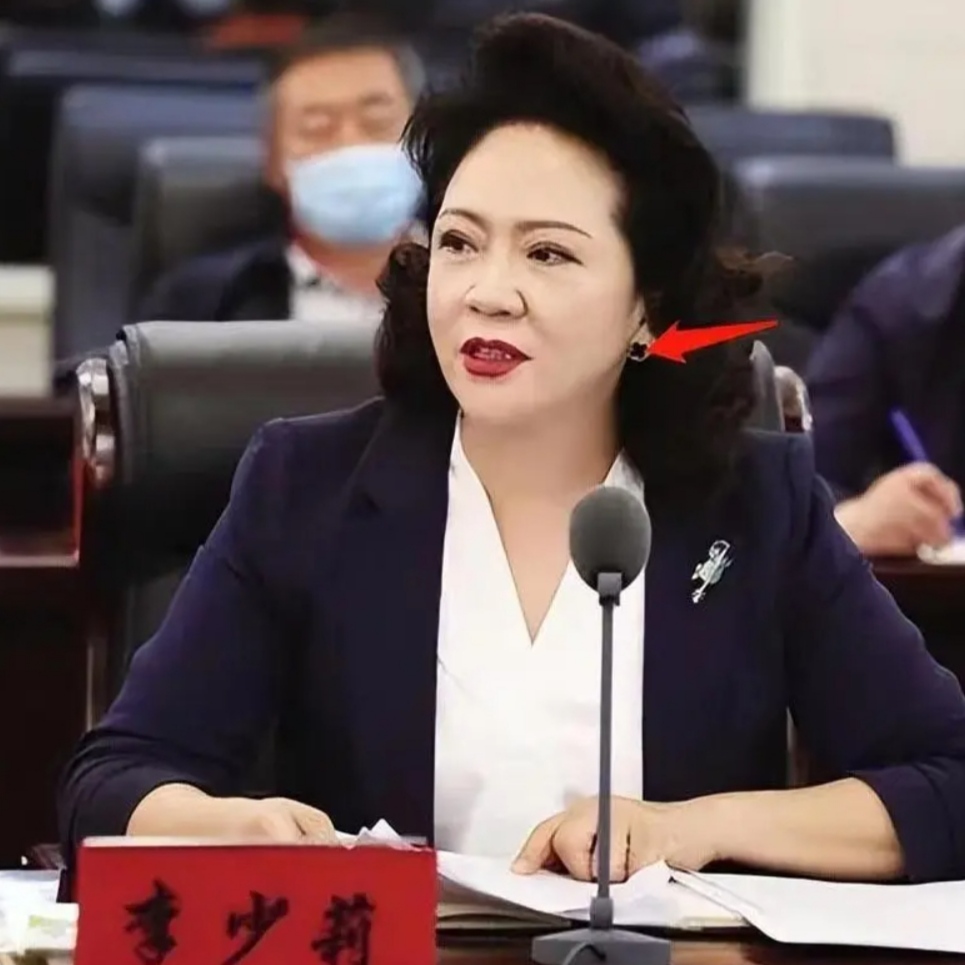 李少莉因“耳钉事件”被查后,重返岗位低调很多,衣着都朴素了