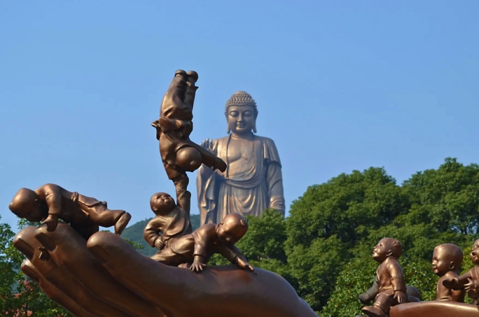 灵山大佛|灵山大佛景区迎来旅游高峰，身临其境，激动人心
