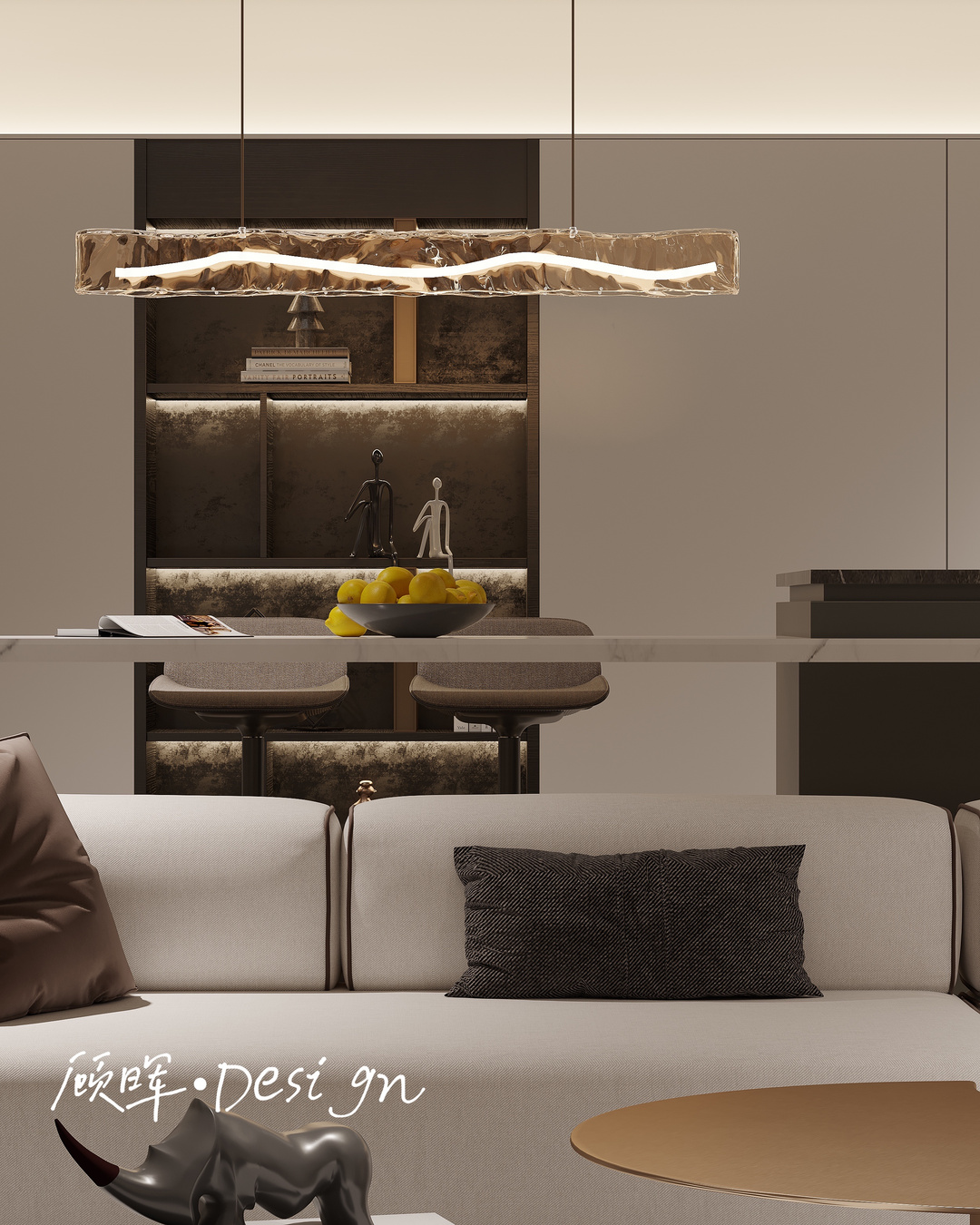 尽享都市精彩 |万科·东晟和苑310㎡现代风格