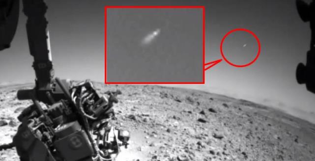 NASA火星车拍到异常物体 火星惊现UFO与外星人秘密基地?