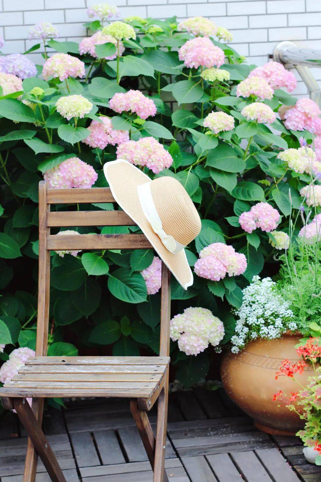 买了栋，复式双露台房，历时4年改造成露台花园，太好看了