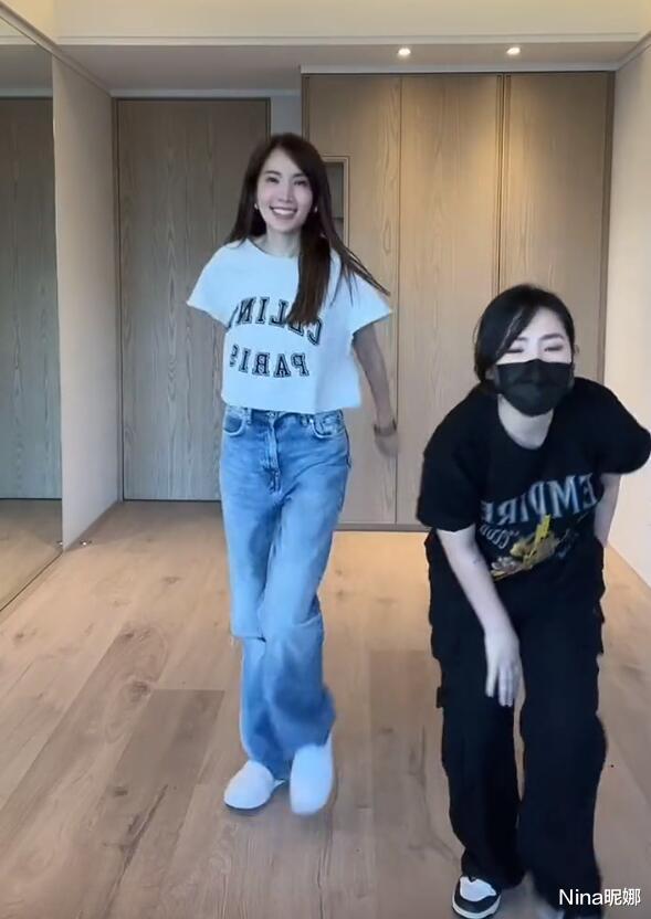 陈若仪|林志颖休养管不住老婆!陈若仪穿露脐装家中热舞,身材苗条哪像三娃妈