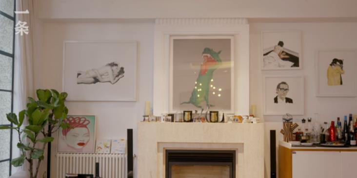 参观吕燕如今住的豪宅，装修充满文艺和浪漫，老公不愧是法国人