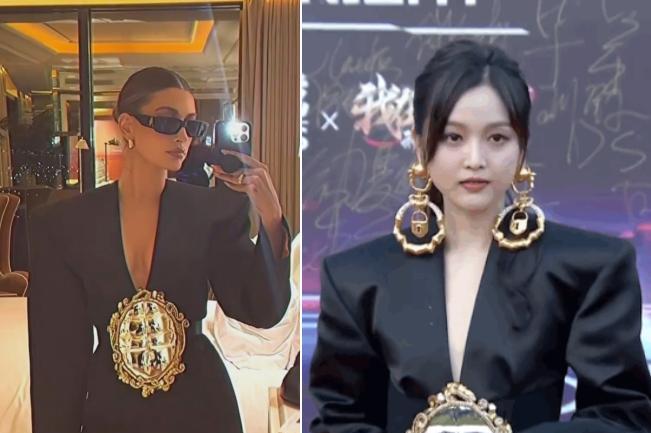 柳岩|16位女星红毯深V造型：鞠婧祎、杨紫缝高领口，柳岩大方秀曲线