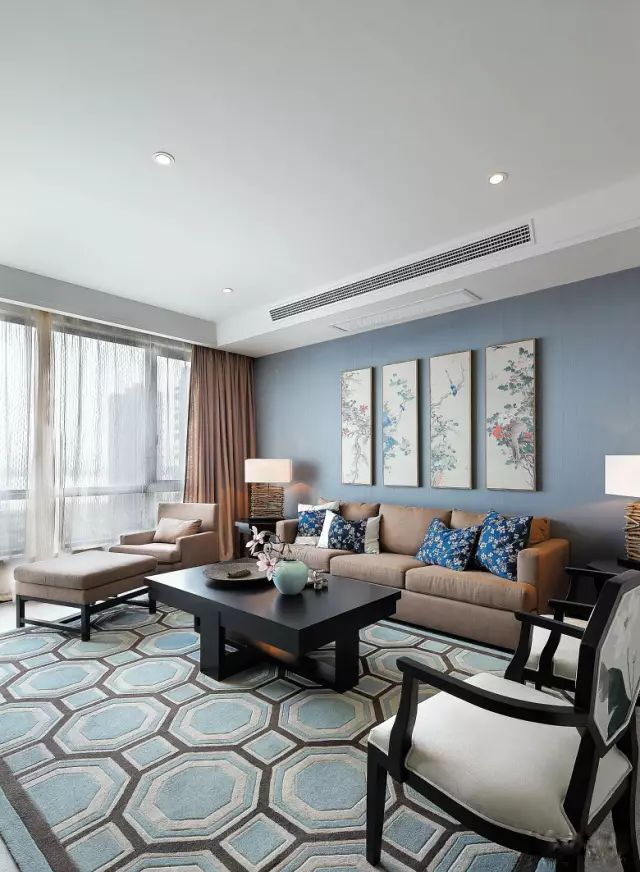 接地气!190平现代中式,花园阳台真的很漂亮!