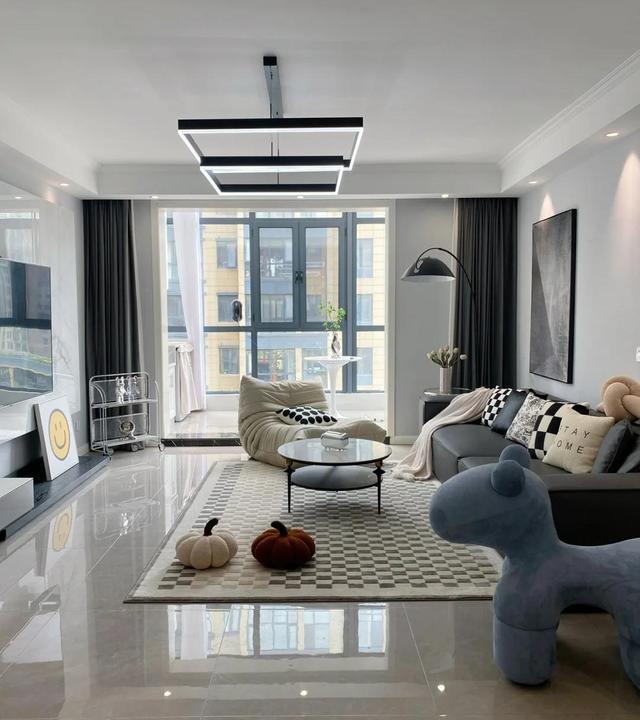 小县城躺平不丢人!27岁宝妈的130现代简约风格,太舒服了