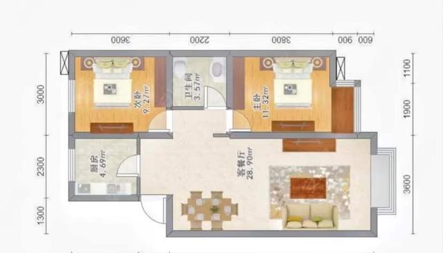 90后女主的66小家,因太会布置而走红,麻雀虽小五脏俱全