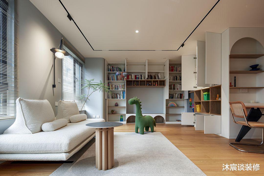 原来沙发还能这样变着摆,实用性超出我的预料,下次装修照着做