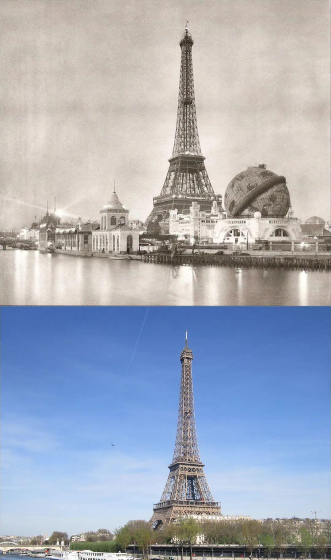 古镇|一组活久见的今昔对比照：世界著名景点100年前是什么样子？