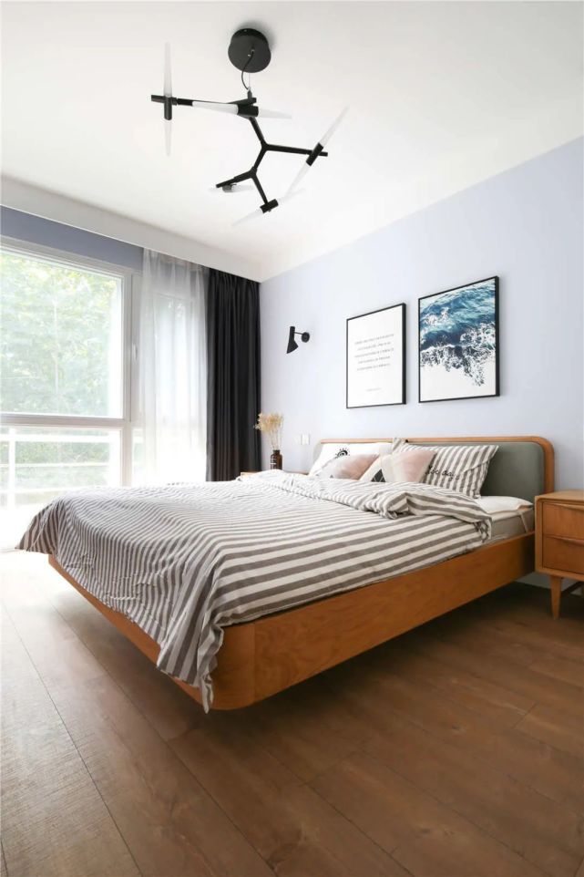 76㎡小户型坚持只刷漆不造型,全屋反而大气倍增,太漂亮了