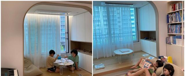 170大平层，放张沙发和茶几就够用了，客厅家具越简单越舒适！