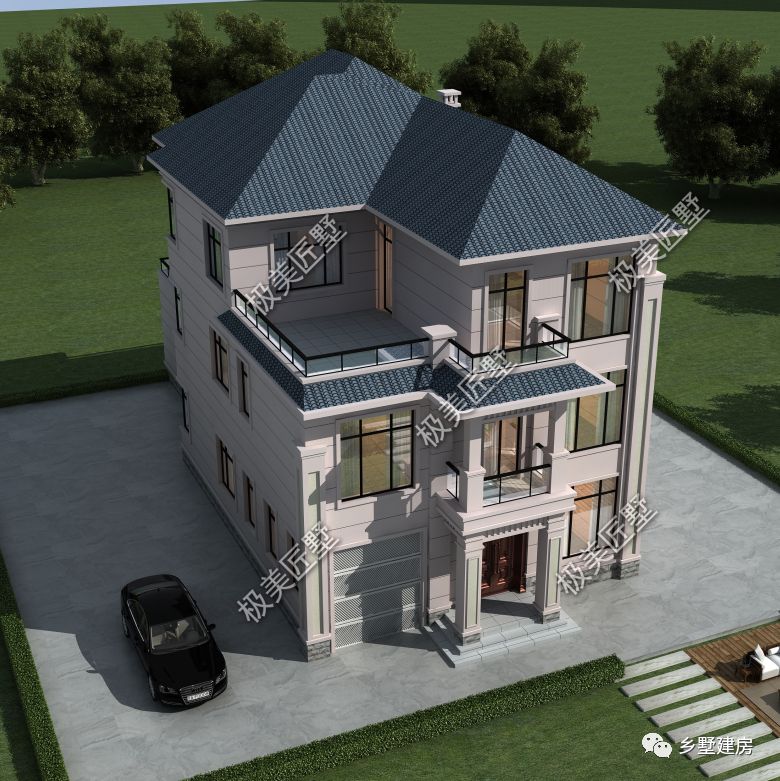 符合农村生活习惯的自建房,10.1X20.6米, 自带土灶和柴火房