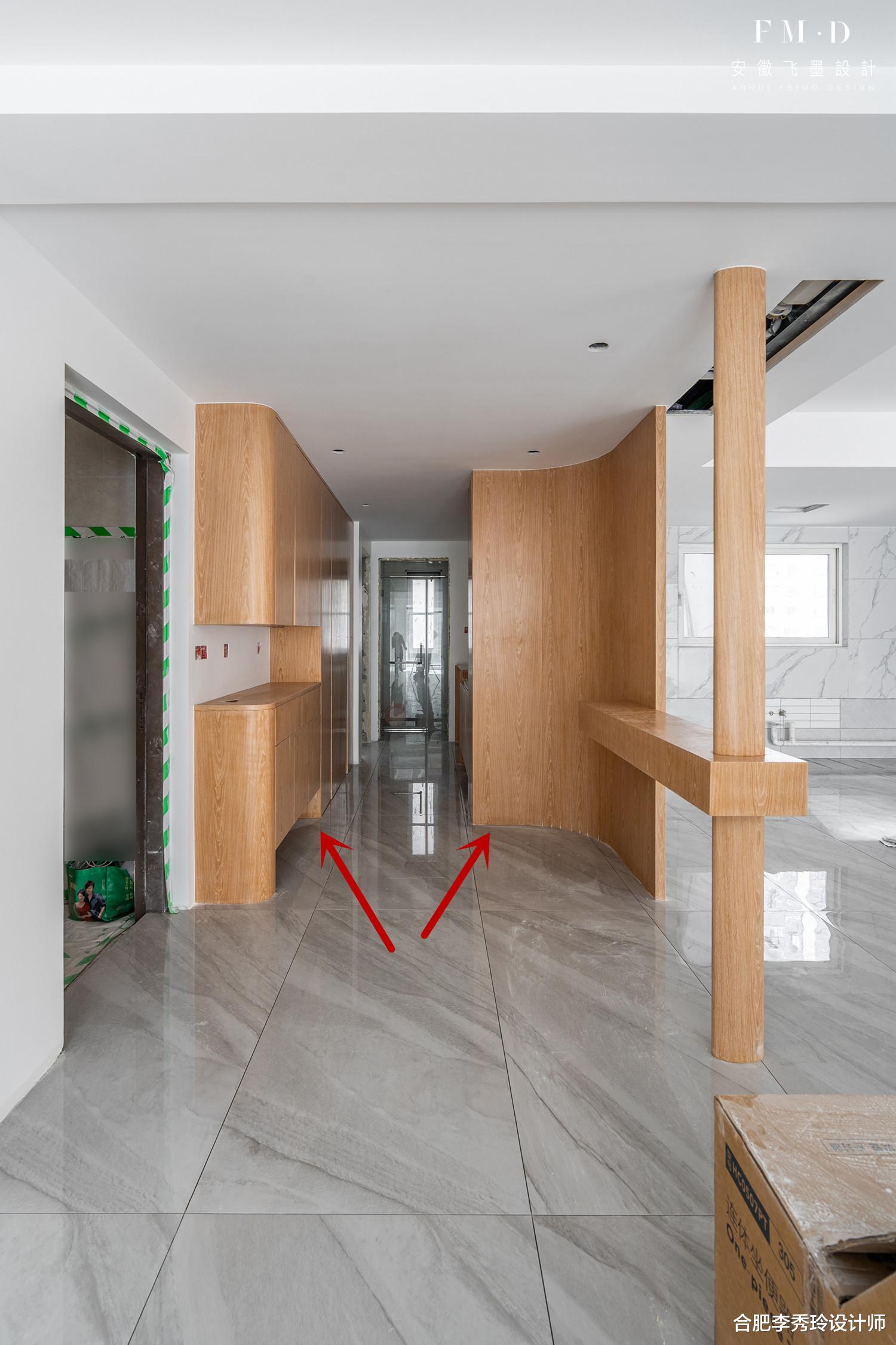 入住后才明白，玄关做“二字型”储物柜有多爽，又多3㎡小储物间