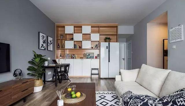 73㎡老公寓改造,小户型这么装,颜值高而且还不拥挤,超时尚!