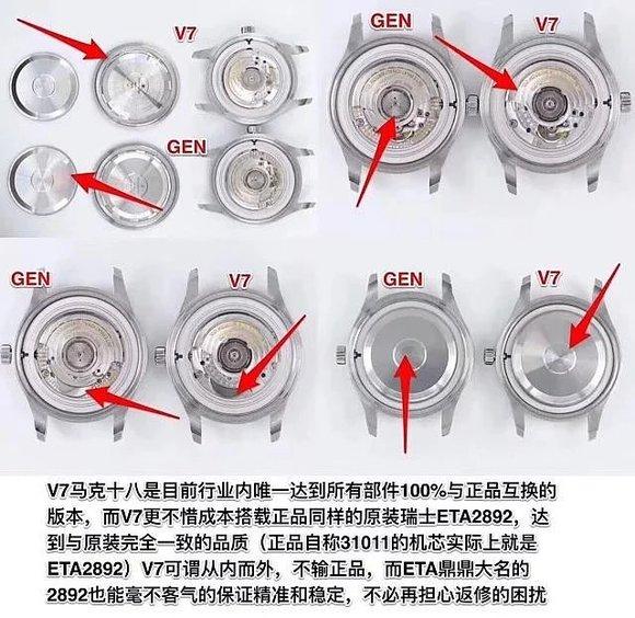 飞行员 万国“真芯”马克十八飞行员 对比评测