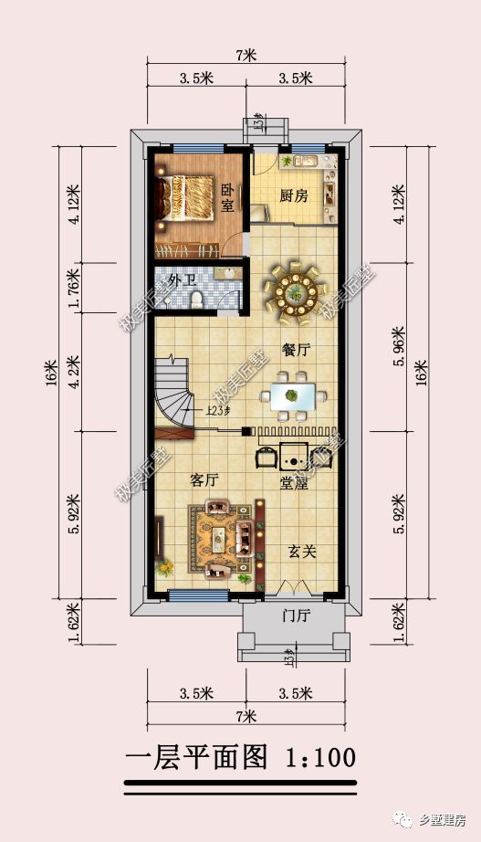 滨江|7X16米小开间也能建好房，看看这款别墅，喜欢不要错过了