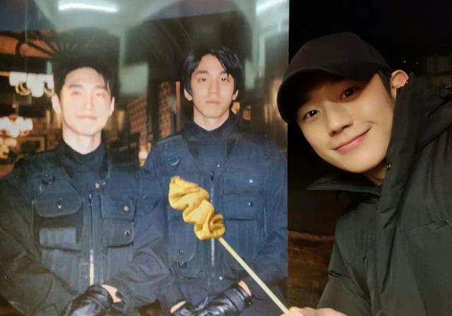 丁海寅|兄弟情深!丁海寅为《社内相亲》帅气男二应援,曾合作《雪滴花》