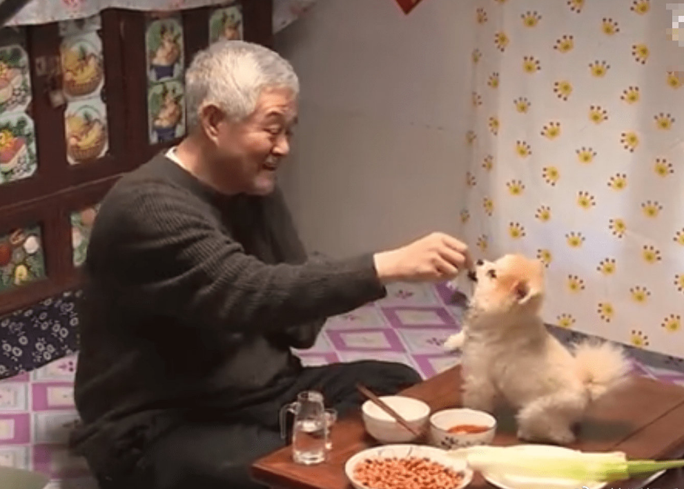 赵本山|于月仙遗作《乡爱14》花絮:64岁赵本山喝酒逗狗,满头白发气色好