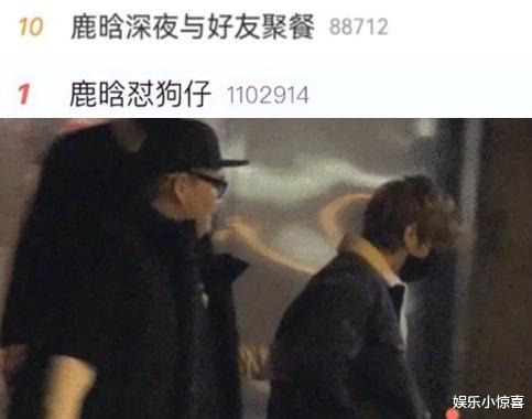 鹿晗|鹿晗醉酒发文暗讽狗仔，16字文案显高情商，网友：骂得好