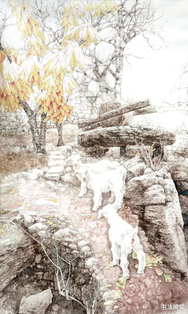 沂蒙山|“沂蒙山花”映天红——何乃磊的沂蒙风情画