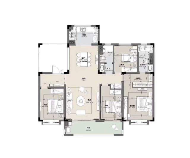 140平新中式四居室，让“家”变得自由自在