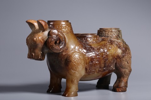 |海外回流:商周古玉瑞兽摆件