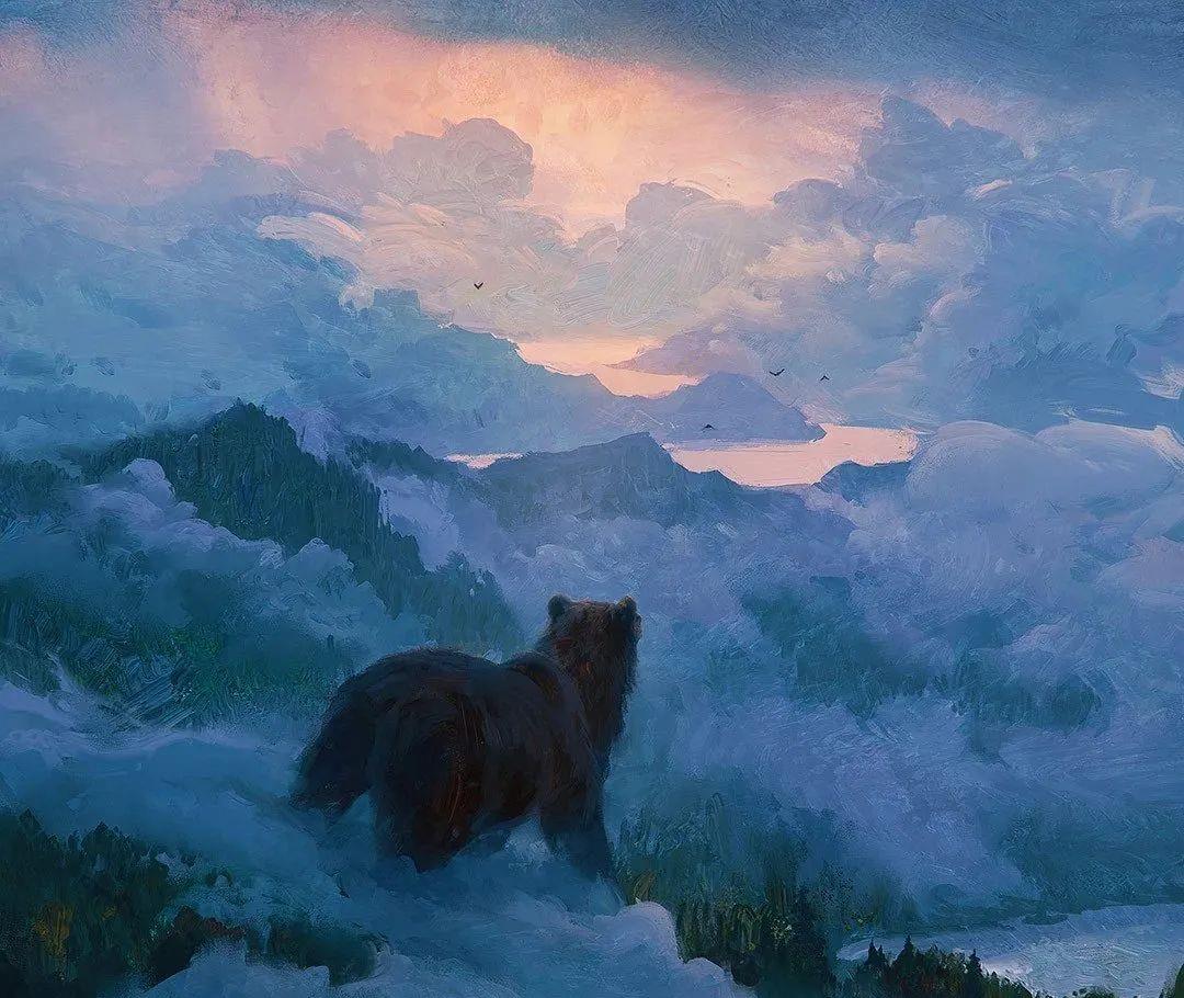 奇幻瑰丽的场景，和插画师阿尔乔姆来一场梦幻之旅