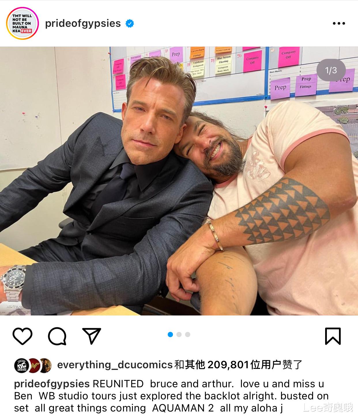 本·阿弗莱克|“大本”本·阿弗莱克参与《海王2》补拍 蝙蝠侠回归