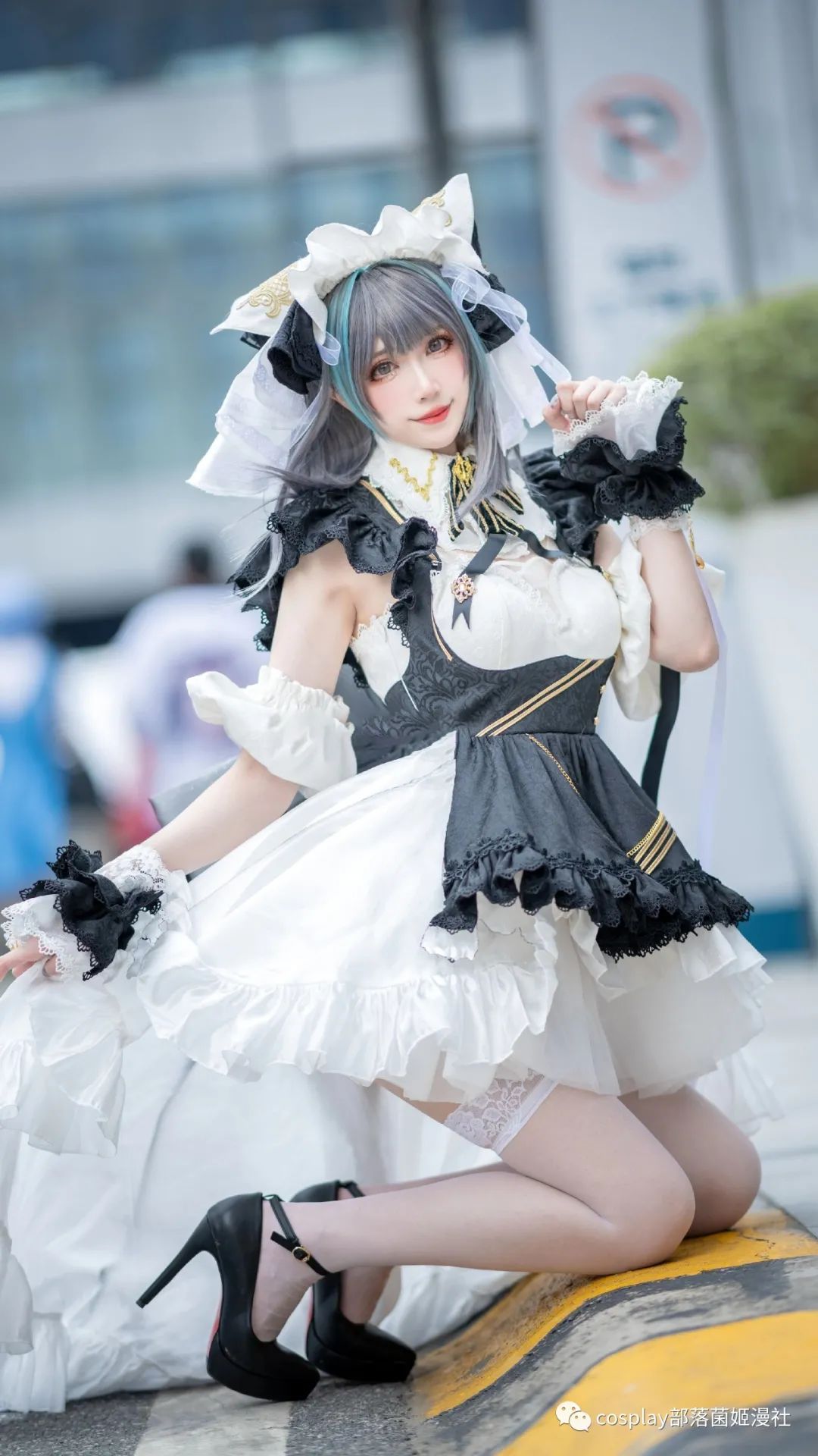 碧蓝航线|cos：碧蓝航线温柔可爱的柴郡cos正片@翎柒，你就是我的亲爱的啦