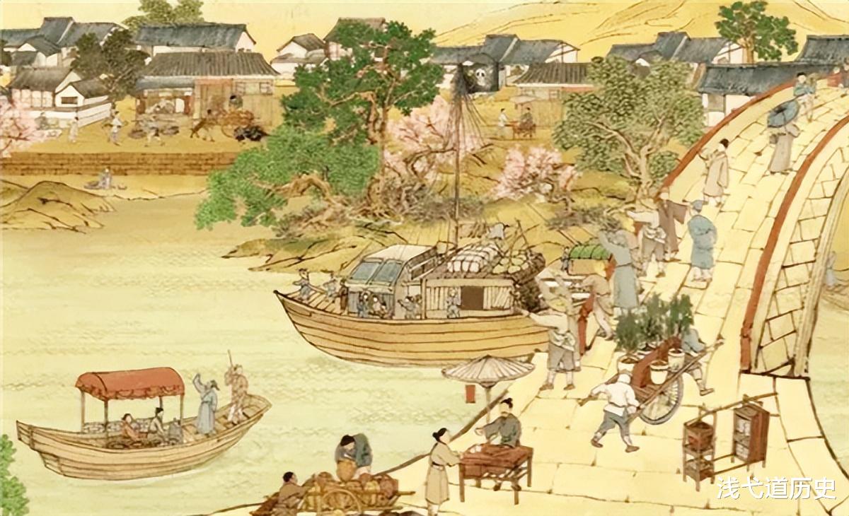 将清明上河图放大,看到一尴尬场景,树下睡觉小伙在干什么?