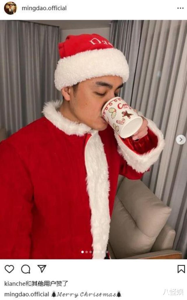 明道|明道晒照庆圣诞，送老婆名牌包和珠宝，2岁儿子正脸出镜帅气可爱