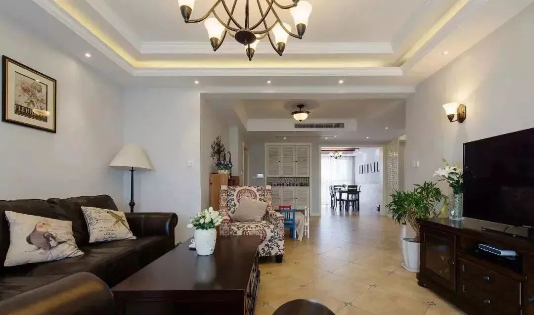 132平美式三房,第一眼便心动了,客厅高级感十足,全屋太漂亮!