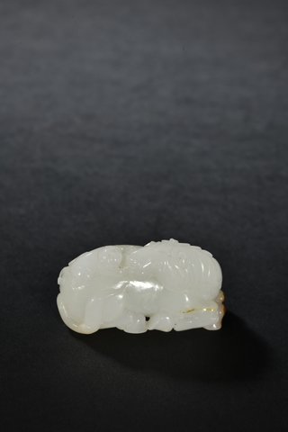 翡翠手镯|和田玉籽料马上封侯把件