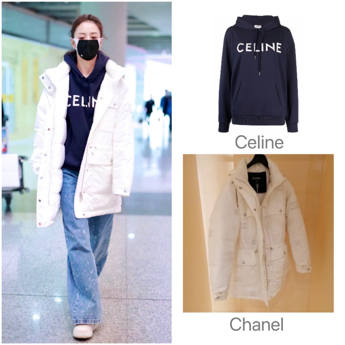 佟丽娅|佟丽娅单身后状态真好！羽绒服配卫衣，一身名牌比00后还时髦