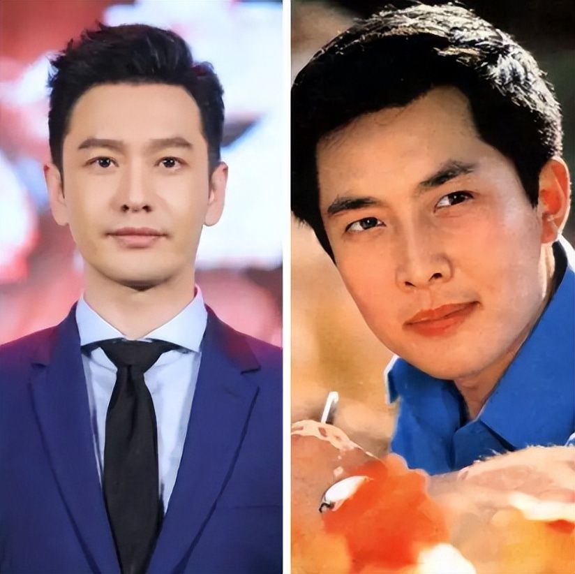 黄晓明|黄晓明见到唐国强弯腰握手，两人合作拍宣传片，网友称男神相遇了