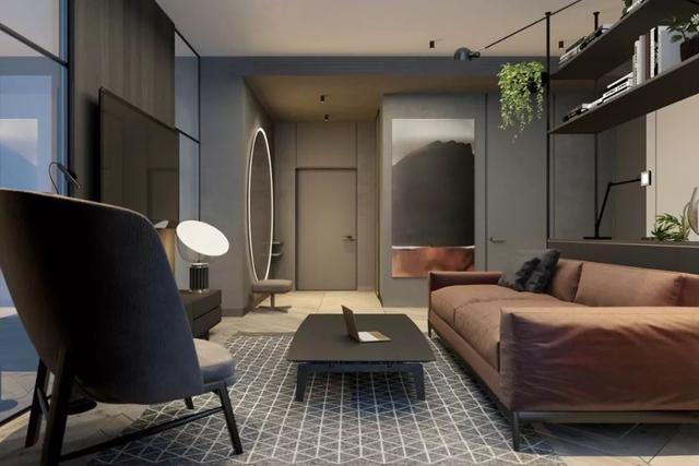 75平米小户型这样装修很耐看,高级酒店的风格设计