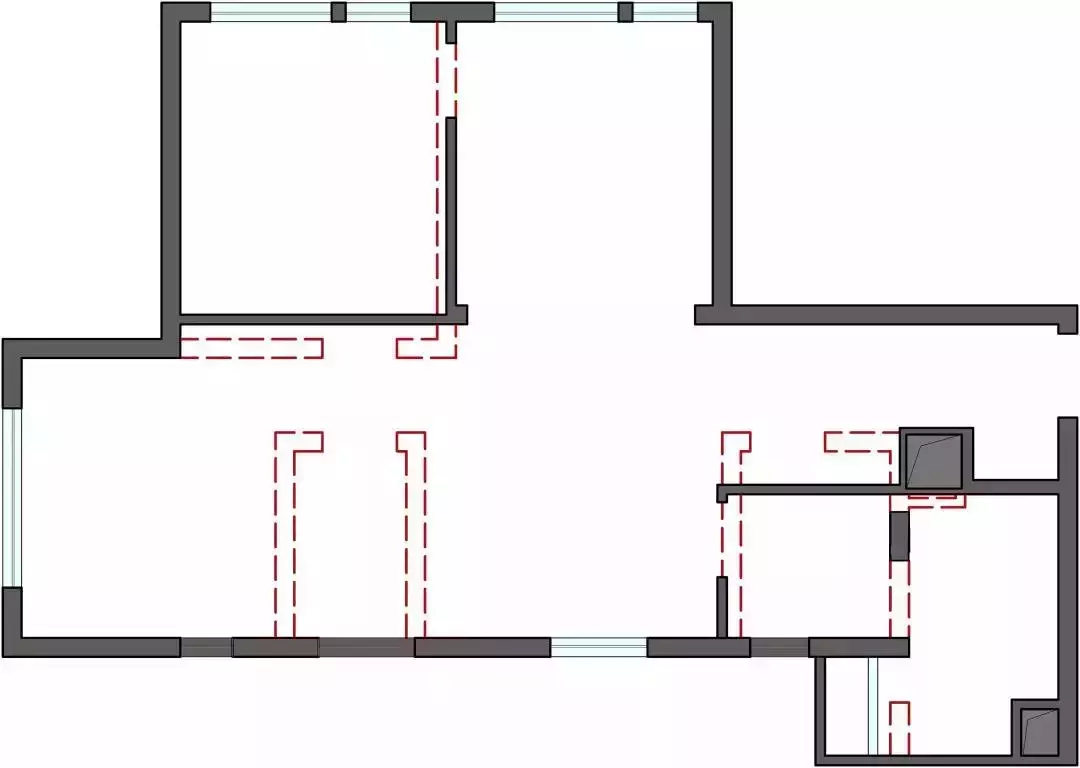 晒59㎡二手房改造，老婆非要隔出一个衣帽间，邻居看后照搬回家！