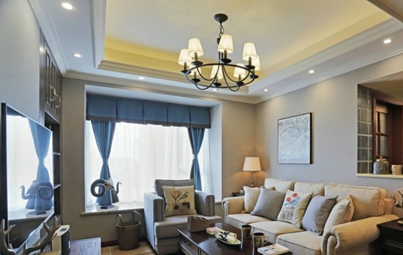 105平美式风三居室,看似漫不经心的软装细节点缀和谐整个家