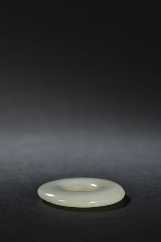 |清代 和田玉平安扣