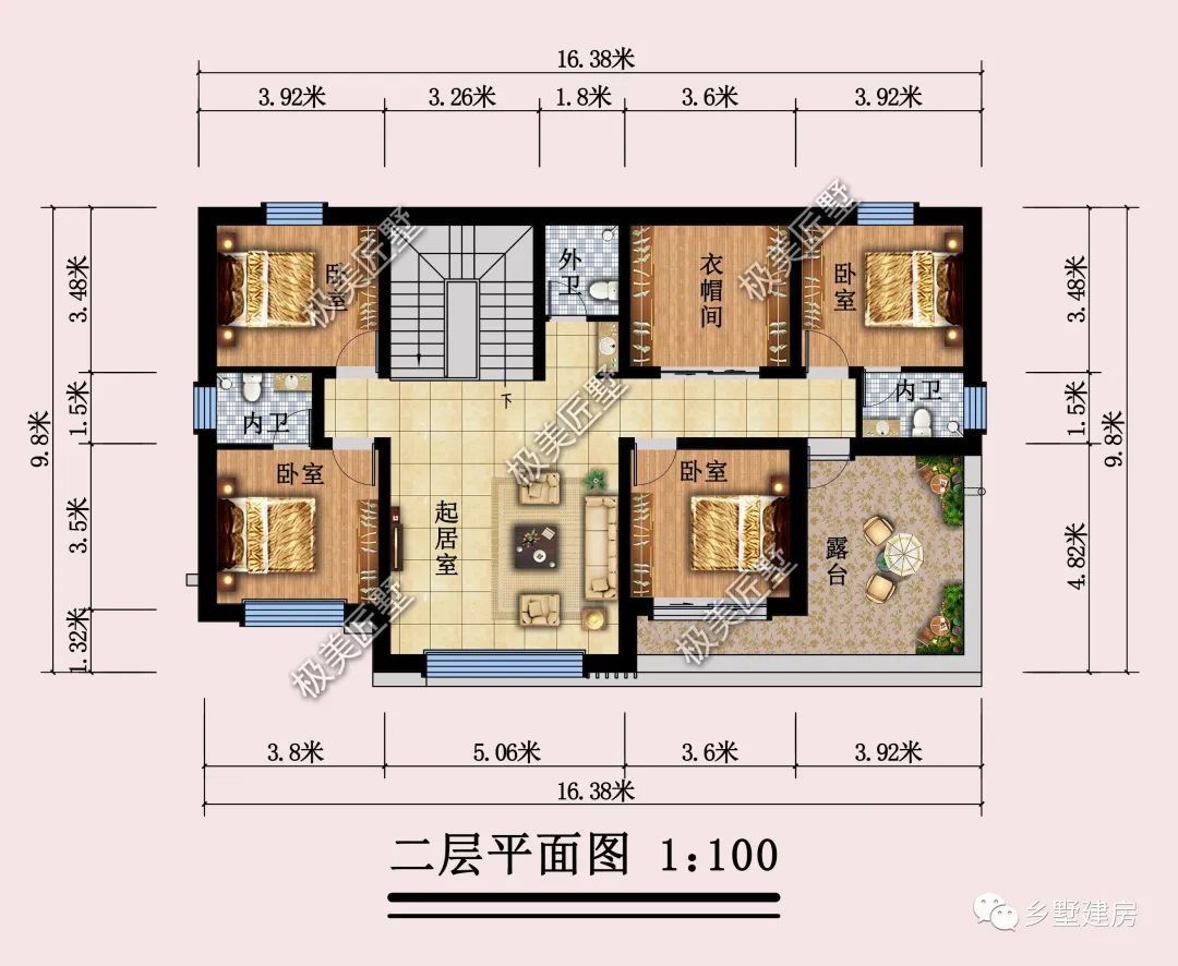 简欧二层自建房,简单却不失气质,回家建房就选它