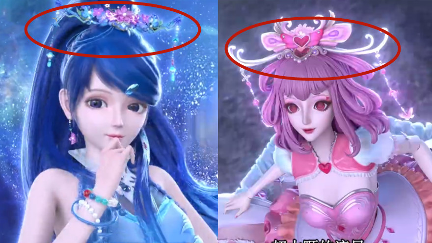 叶罗丽|叶罗丽：思思和情公主缔结了契约，发簪都一样，孔雀怎么办？