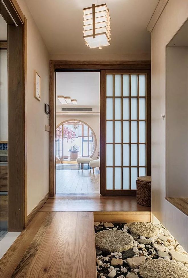 130㎡日式风,简约而充满禅意的设计,一进门就被惊艳到了