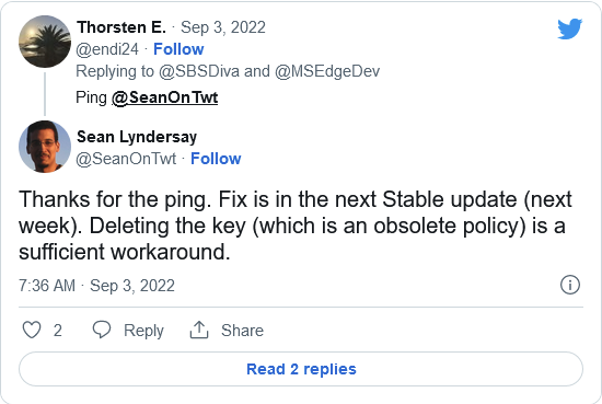微软|微软Edge 105升级Bug导致浏览器无法启动 遇到问题的您需要这样修复