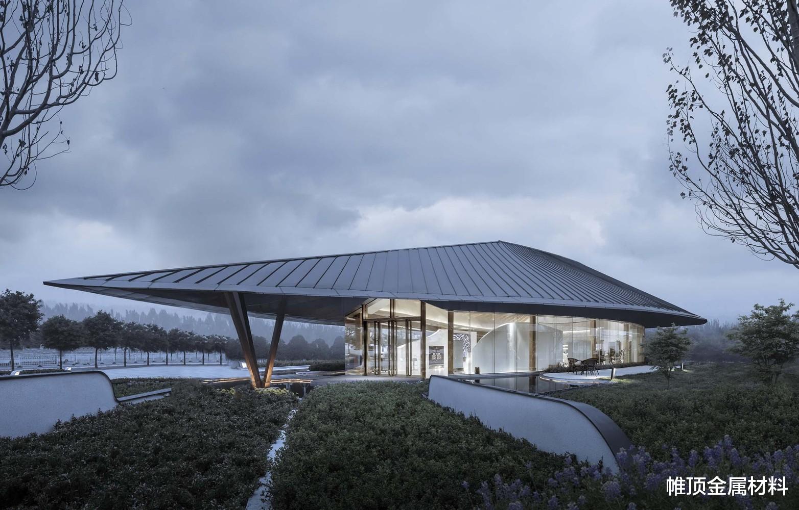 立边双咬合铝镁锰屋面板，高端别墅会所屋面的首选