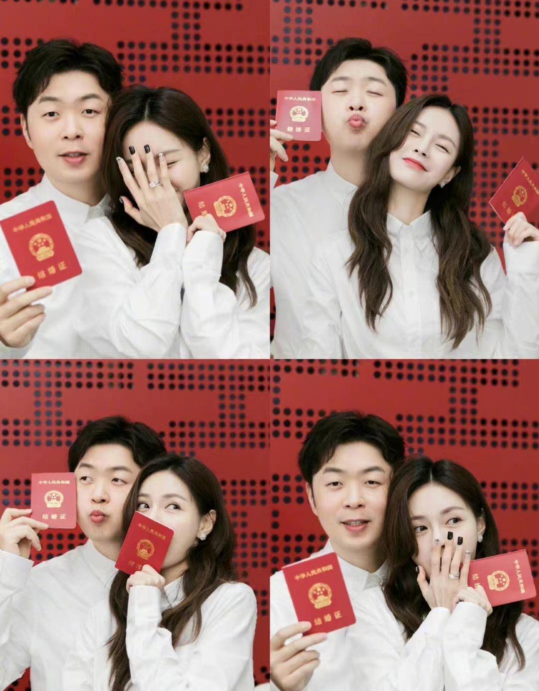 沈梦辰|沈梦辰杜海涛官宣结婚!爱情长跑9年修成正果,手上鸽子蛋好夺目