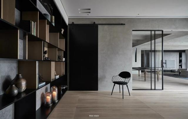 190㎡现代高级灰,简单低调的空间,高级优雅好自然