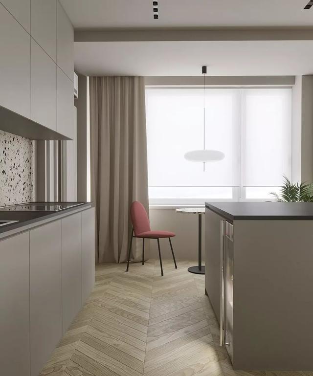 极简风格的小蜗居设计,纯白设计超自然清新,给人温馨舒适感超强