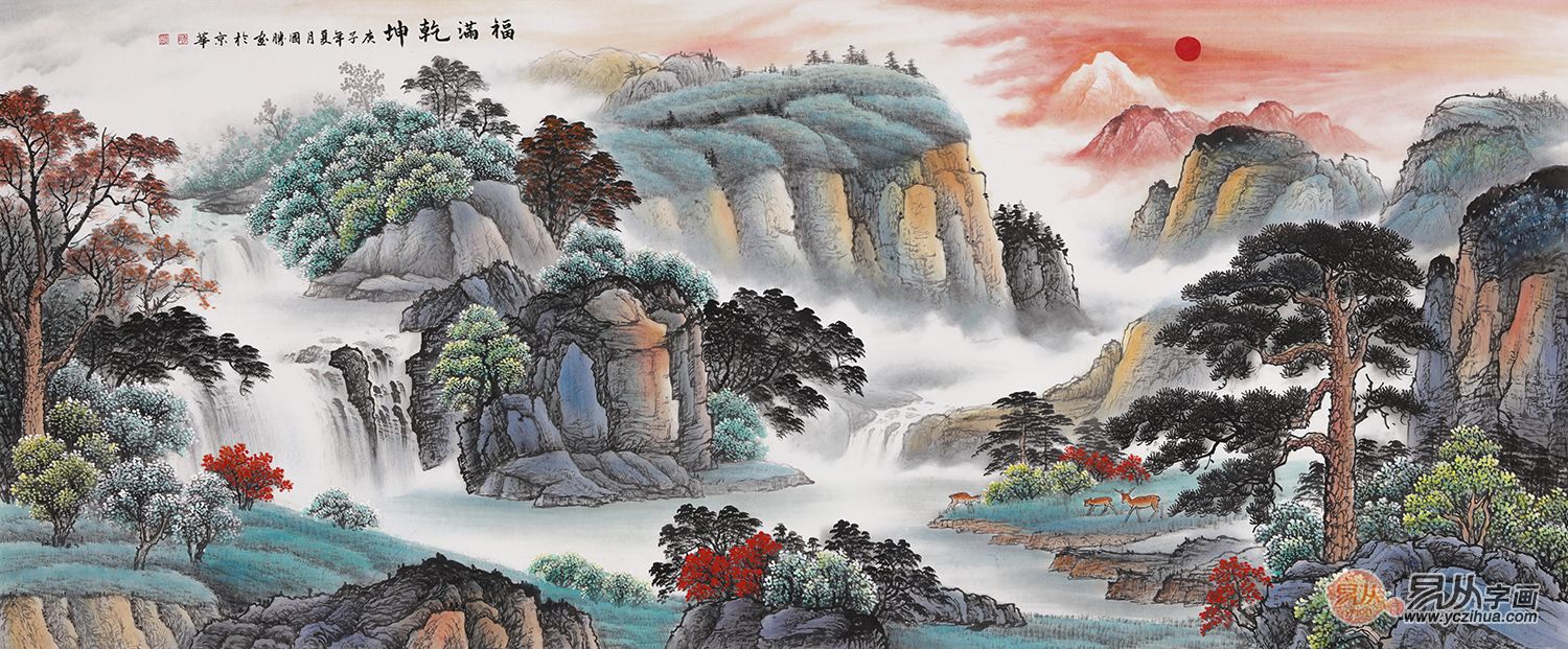 如何选择家居山水画?照着选,瞬间提升家的生活格调