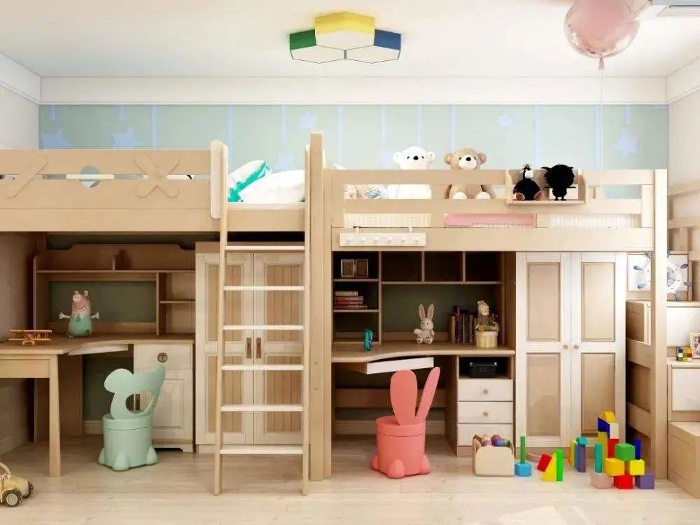 二胎家庭除了上下床,儿童房还能怎么设计?